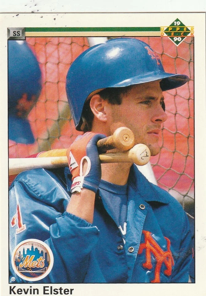 FREE SHIPPING-MINT-1990 Upper Deck #187 Kevin Elster Mets PLUS BONUS CARDS  - Image 1 of 1
