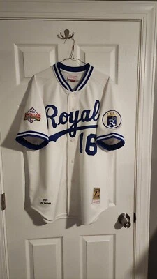 100% Authentic 1989 Bo Jackson Kansas City Royals Mitchell & Ness Jersey 48 XL  - Image 1 of 4