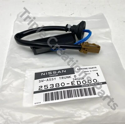 Genuine Nissan 25380ED000 Switch Assy-Trunk Lid Opener 25380-ED000 OEM US Stock - Image 1 of 3