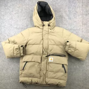 Carhartt Jacket Men XS Munro Puffer Insulated Hooded Full Zip WIP Pockets - Picture 1 of 14