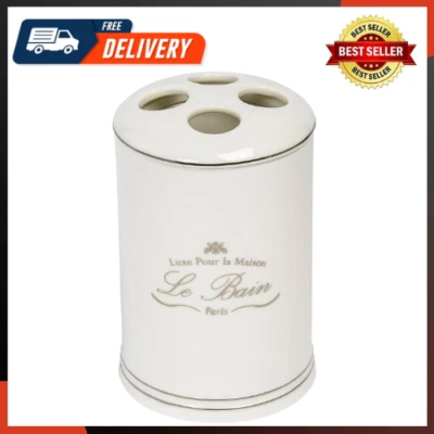 Le Bain Toothbrush Holder, White easy to use and handle - Image 1 of 3