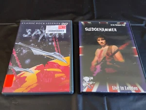 Lot of 2 NWOBHM DVDs: Saxon - Classic Rock Legends & Sledgehammer - Live London - Picture 1 of 16