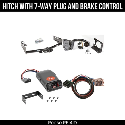 Hitch Tow PKG+ 制动控制 适用于 99-13 Silverado Sierra 1500 HD 2500LD 经典 — 第 1/4 张图片