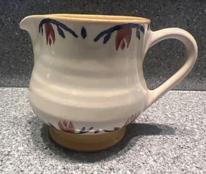 Nicholas Mosse Pottery Red Flower 3.25"Creamer Ireland Handpainted Stamped - Picture 1 of 5