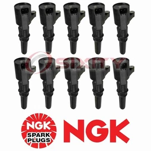 For Ford Excursion NGK 10 pc Ignition Coils 6.8L V10 2000-2005 mk - Picture 1 of 4