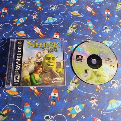 Shrek Treasure Hunt 2002 PS1 PlayStation 1 - Complete CIB With Manual - Tested! - Image 1 of 3