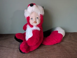 Bambola vintage Show Stoppers Babes in Wild serie faccia di volpe rossa in porcellana - Foto 1 di 15