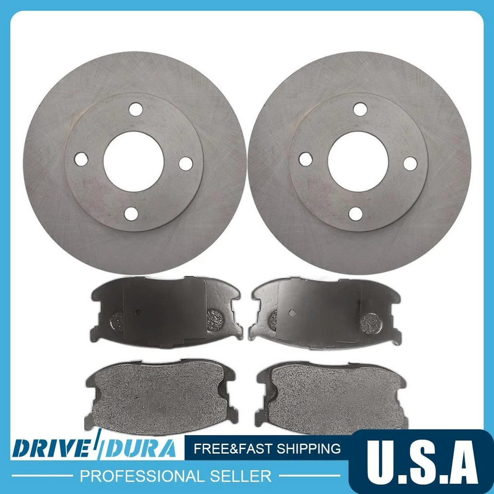 Kit de rotores de disco delantero y pastillas de freno para Chevrolet Spectrum Geo Spectrum Foto 1 de 1