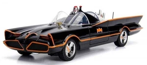 JADA TOYS, Batmobile classica con Batman e Robin, 1/18,  JAD98625 - Foto 1 di 12
