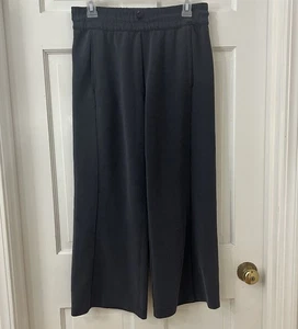 Lululemon Ribbed Softstreme High-Rise Cropped Pants Women's 8 Charcoal - Picture 1 of 6