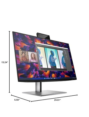 HP Z24m G3 23.8" QHD IPS 90Hz Tilt Height Adjustable Pivot Swivel Stand Monitor - Image 1 of 4