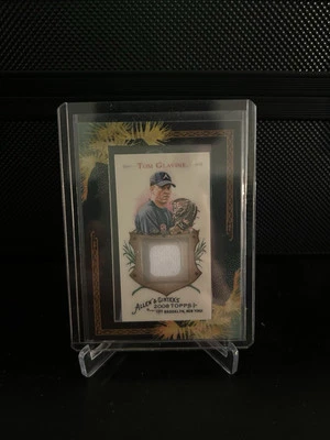 Tom Glavine 2008 Topps Allen & Ginter Framed Mini Game Used Jersey Relic #AGR-TG - Image 1 of 2