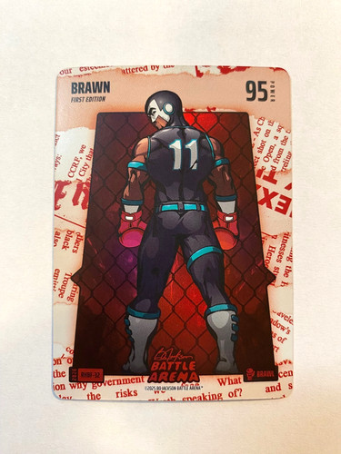 2026 Bo Jackson Battle Arena Brawn AJ Brown Red Headlines BattleFoil SSP RHBF-32