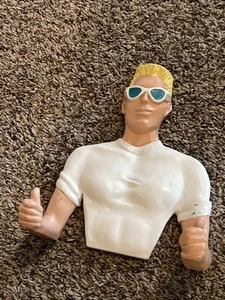 Vintage 1986 Banningent Max Headroom Ko Keramik Harz Wandrelief Display Schild - Bild 1 von 7