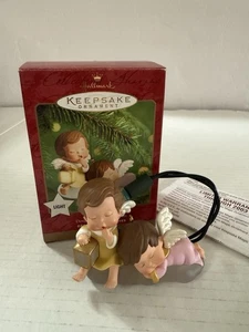 Hallmark Andenken 2000 Marien Engel Weihnachten Zauber Licht Ornament - Bild 1 von 9