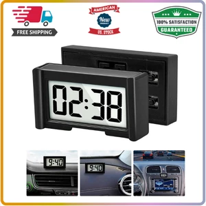 Youngfly Small Digital Clock, Mini Car Dashboard Clock Battery Operated, Car... - Picture 1 of 8