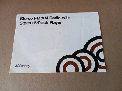 Винтажный JC Penny стерео FM/AM радио с стерео 8-дорожечный плеер Manuel  - Изображение 1 из 4