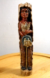Native American Indian warrior composite figure decor non-native craft - Picture 1 of 9
