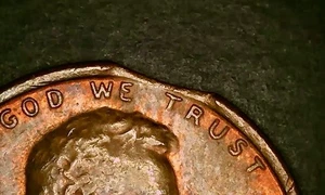😱 ERROR! Clipped Planchet 1970 Lincoln Memorial Cent Penny-Combined Shipping! - Picture 1 of 7