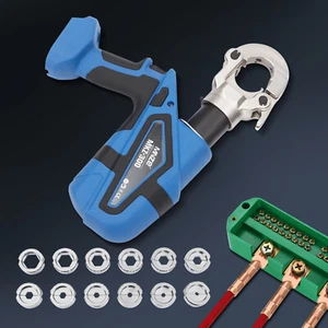 Alicate hidráulico eléctrico recargable batería herramienta de prensado 18V 10-300mm² - Imagen 1 de 18