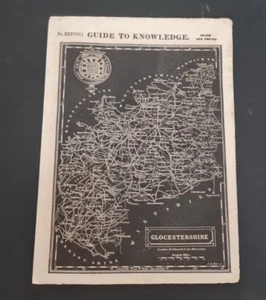 Original antike (1834) Landkarte - Gloucestershire - Guide to Knowledge - Bild 1 von 5