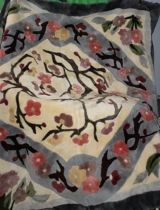 Alfombra de flores de piel de oveja Auskin Traders Nueva Zelanda 80 x 140 - Imagen 1 de 13