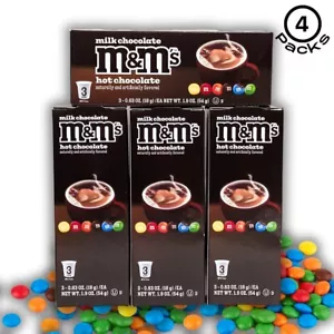 4 confezioni, M&M's Milk Hot Chocolate 3 cialde singola tazza K - Foto 1 di 5