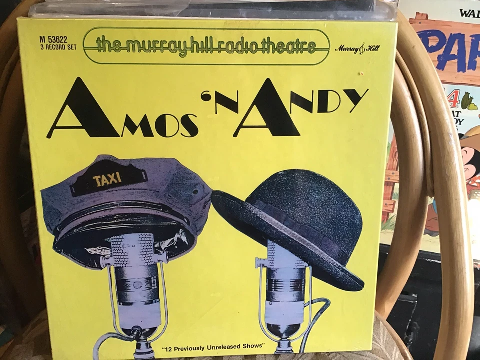 AMOS 'N ANDY 1945 12-SHOW 3 ПЛАСТИНКИ: MURRAY HILL РАДИО ТЕАТР БОКС-СЕТ 1979  - Изображение 1 из 4