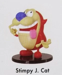 Nickelodeon Ren & STIMPY TV Show Cartoon Mini Figurine - Cake Topper - NEW - Picture 1 of 9