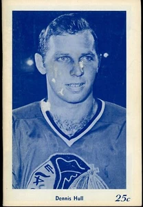 1968 Black Hawks Dennis Hull /North Stars Goldsworthy J P Parise RC Year Program - Picture 1 of 6