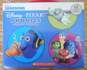 EUC Scholastic Disney Pixar Phonics 12-Book Reading Program: Nemo*Toy Story*Etc - Imagen 1 de 5
