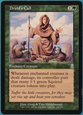 Druid's Call Odyssey PLD Green Uncommon MAGIC MTG CARD (ID# 245349) ABUGames