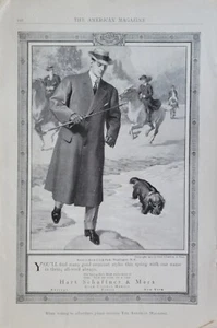 Anuncio de moda para hombre Hart Schaffner & Marx vintage 1910 - Imagen 1 de 1