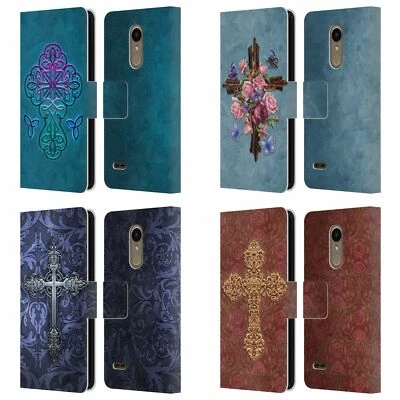 OFFICIAL BRIGID ASHWOOD CROSSES LEATHER BOOK WALLET CASE FOR LG PHONES 1 - Image 1 of 4