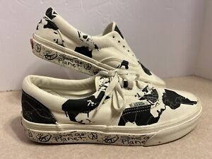 Vans  Save Our Planet World Map Off The Wall Low VN0A4BV4T2V Size 8 Women