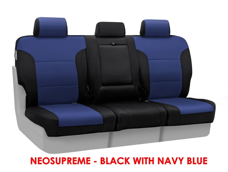 Coverking Neosupreme Rear Custom Fit Seat Covers for GMC Sierra - Image 1 of 1