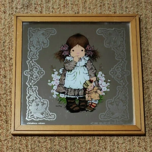 QUADRO A SPECCHIO PRINTED MIRROR SARAH KAY CIBITALIA MILANO THE VALENTINE PUBLIS - Imagen 1 de 7