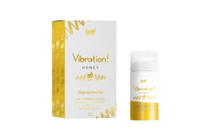 INTT Vibration Honey 15ml Oralverkehr f. Frauen Vaginalgel pulsierend prickelnd - Bild 1 von 3