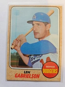 1968 Topps Len Gabrielson #357 EX/MT KOMBINIERTER VERSAND - Bild 1 von 2