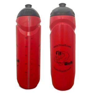 FitWelt Trinkflasche Rot 750 ml Flasche Sportflasche Auslaufsicher - Bild 1 von 1