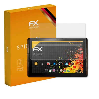 atFoliX 2x Displayfolie für Acer Iconia Tab 10 A3-A40 Schutzfolie matt&stoßfest - Bild 1 von 4