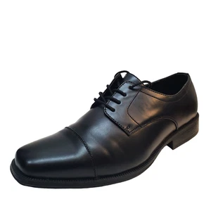 Alfani Men's Quincy Cap Toe Oxfords Shoes 12W Black MSRP New - Picture 1 of 6