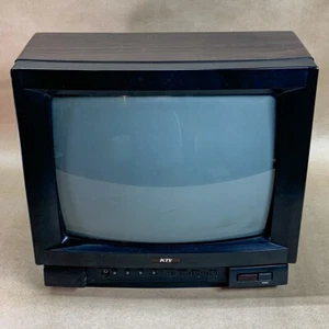 KTV 13TEC Color CRT 1990 TV Wood Grain 13" NOT WORKING for Parts - Picture 1 of 17