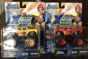 2 Carded Muscle Machines Both Variations Of X-MEN Set Monster Trucks 2003 1/64 - Picture 1 of 2