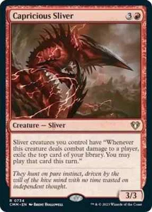 Capricious Sliver 734 Commander Masters MTG Magic Neuwertig - Bild 1 von 1