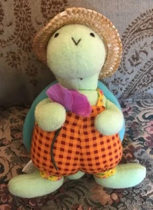 Hallmark StoryBook Friends 8" Trevor Turtle Plush Stuffed Animal 1F bin - Picture 1 of 5