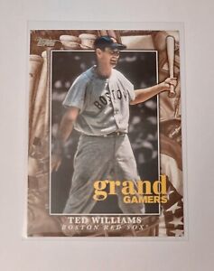 Ted Williams Red Sox 2024 Topps Series 1 Baseball MLB Grand Gamers
