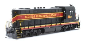 ATHEARN 'HO' GAUGE FLORIDA MIDLAND BLACK CLASS CF7 #63 LOCOMOTIVE *DCC FITTED* - Picture 1 of 5