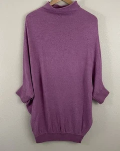 Moth Anthropologie Womens M Pink Sweater Alpaca Blend Batwing Dolman - Picture 1 of 6
