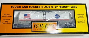 MTH RAILKING NASA MODERN TANK CAR 30-7350 O GAUGE SPACE TRAIN AMERICAN FLAG USA - Picture 1 of 16